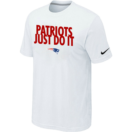 Nike New England Patriots "Just Do It" NFL T-Shirt - White